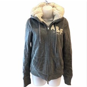 Vintage Abercrombie and Fitch Faux Fur Jacket